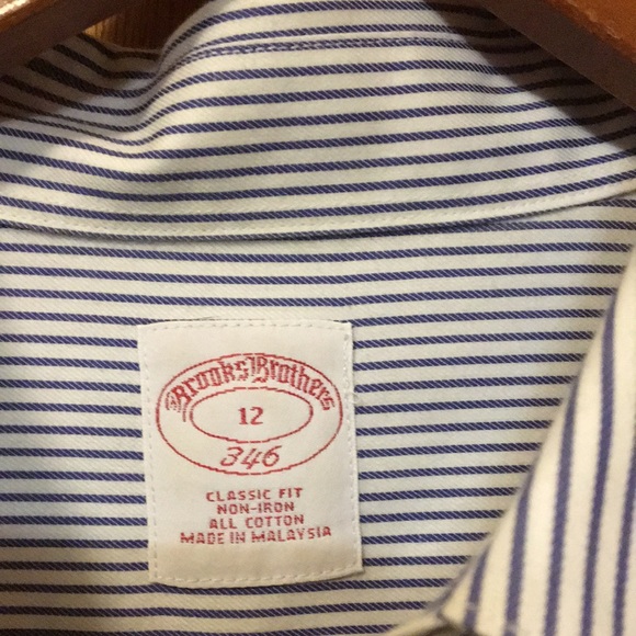 Brooks Brothers pin stripe blouse - Picture 3 of 3